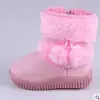Girls Snow Boots New Fashion Comfortable Thick Warm Kids Boots Lobbing Ball Thick Children Winter Cute Boys Boots Princess Shoes ► Photo 3/5