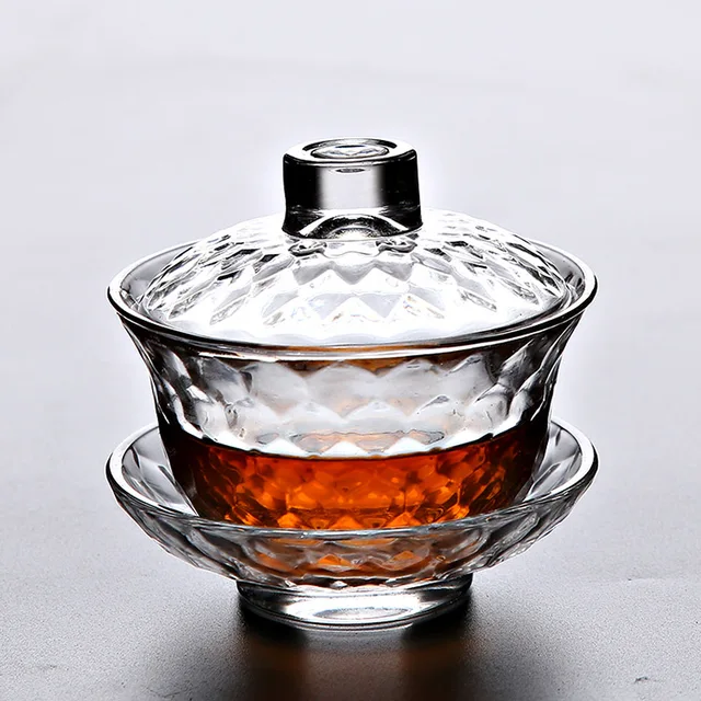 TANGPIN heat resistant glass gaiwan teapot for puer gaiwan cup of tea