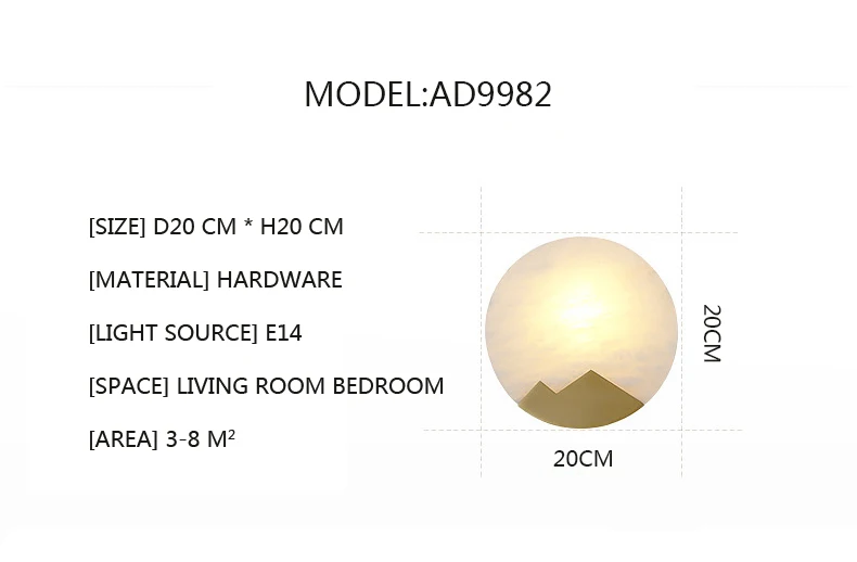Современные светодиодный настенные лампы из натурального мрамора медный настенный светильник для гостиной прикроватный коридор lampara pared