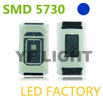 

Low price!Free shipping Blue 5730 smd led 0.5W smt led diode 460-475nm(CE&Rosh)