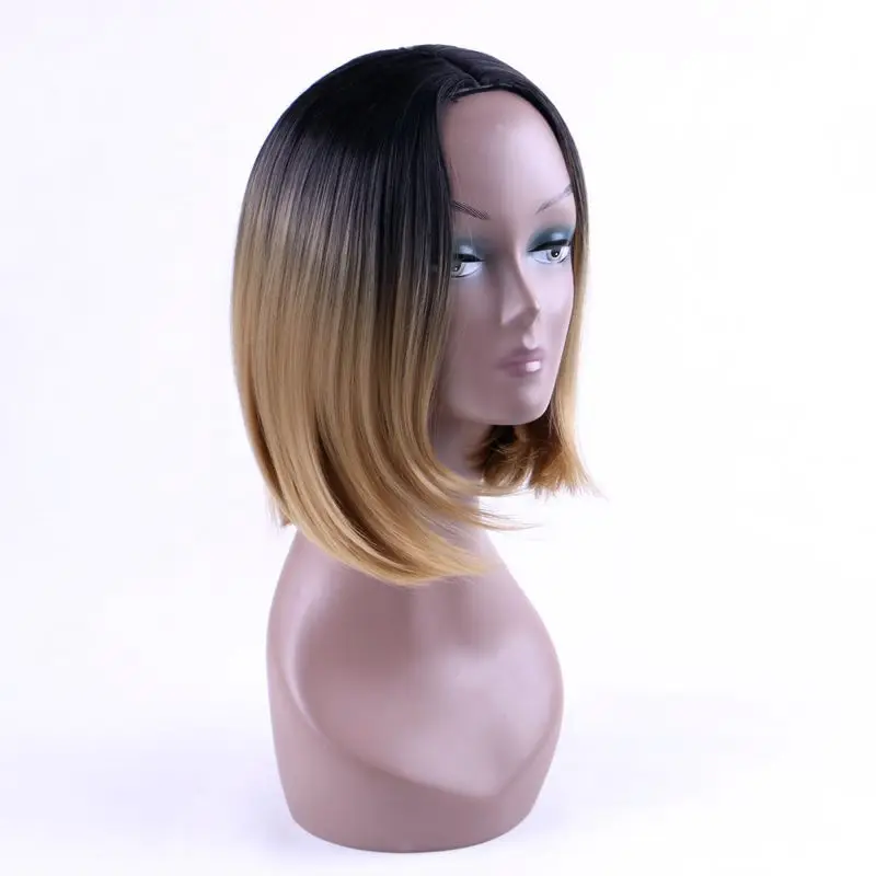 ombre blonde bob style synthetic wig01