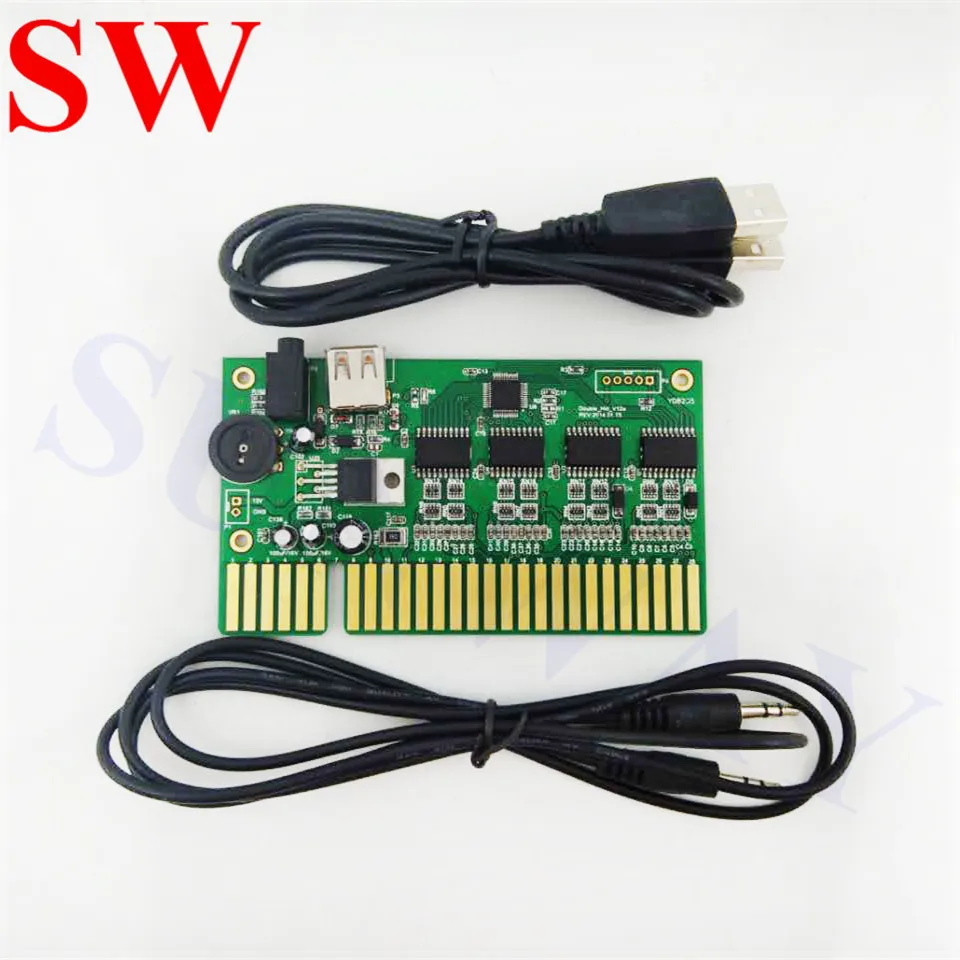 

PC USB to JAMMA arcade converter Controller boards for fighting game cabinet joystick pushbutton