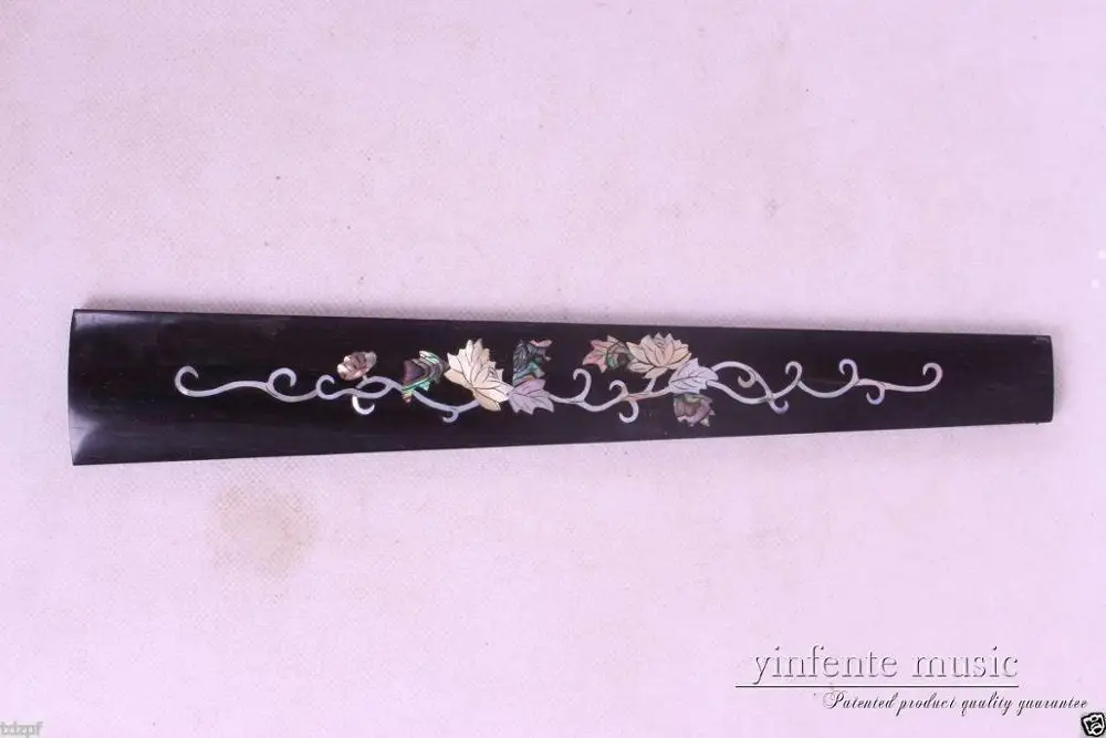 4/4 Violin Fingerboard Natural Ebony wood Pearl Shell Inlay Parts | Спорт и развлечения