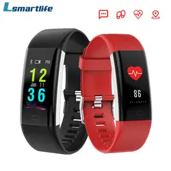 Водонепроницаемый F07 Смарт Браслет монитор сердечного ритма крови Давление Фитнес трекер Smart Band спортивные часы для Ios Android