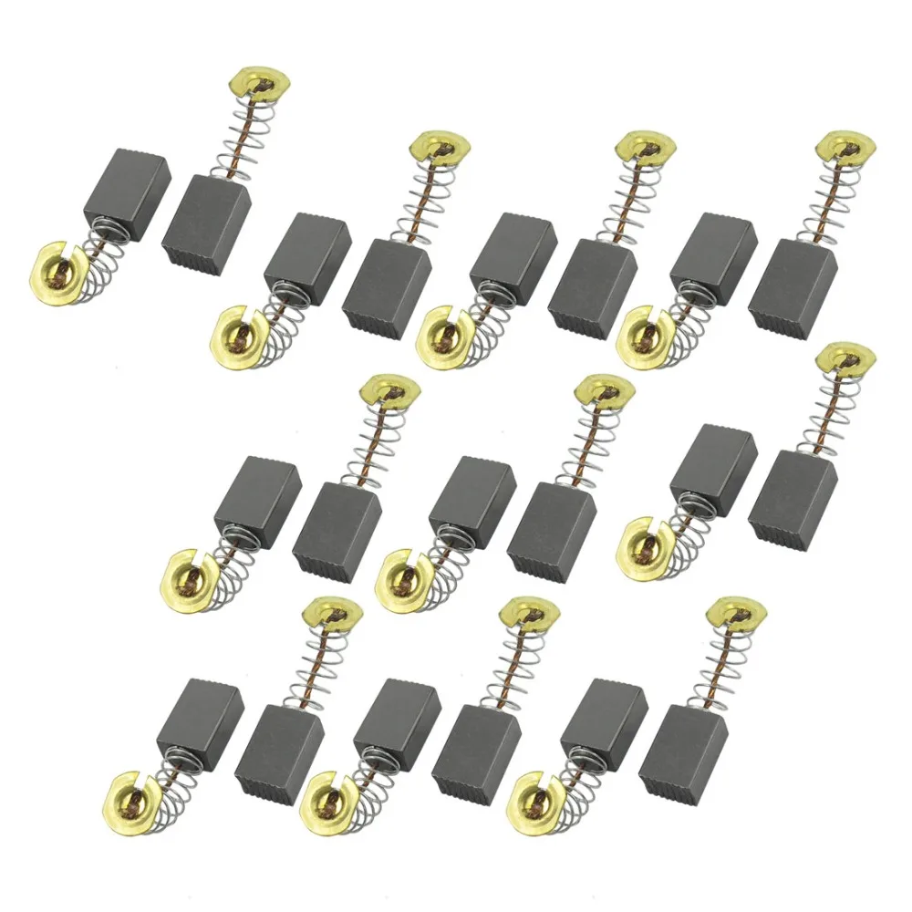10 Pair 12.2 x 9 x 6mm Power Tool Replacement Carbon Brushes for Makita CB411in Brush from