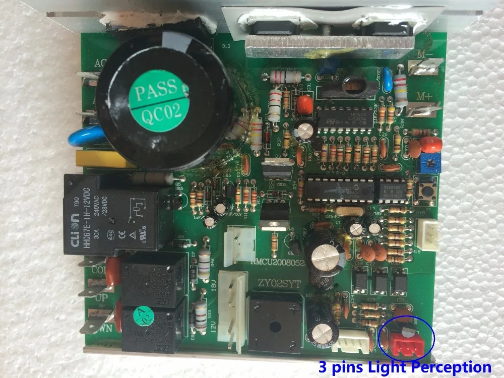 US $136.40 Free Shipping ZY02SYT 3 Pins Light Perception Motor Controller SHUA BROTHER OMA YIJIAN Treadmill Board Driver Control IC Board