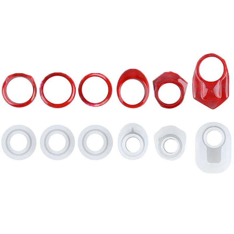 

1 piece Transparent DIY Silicon cute Egg shape Ring Mold Mould Jewelry Making Tools epoxy resin molds for jewelry