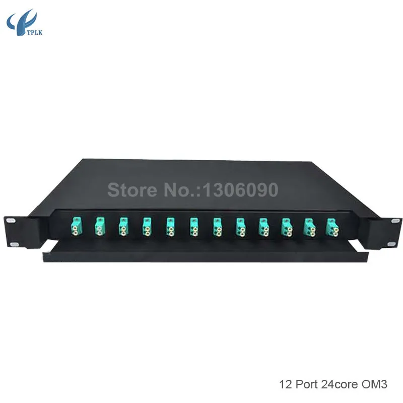 24 cores Patch Panle Sliable  LC OMC3 1
