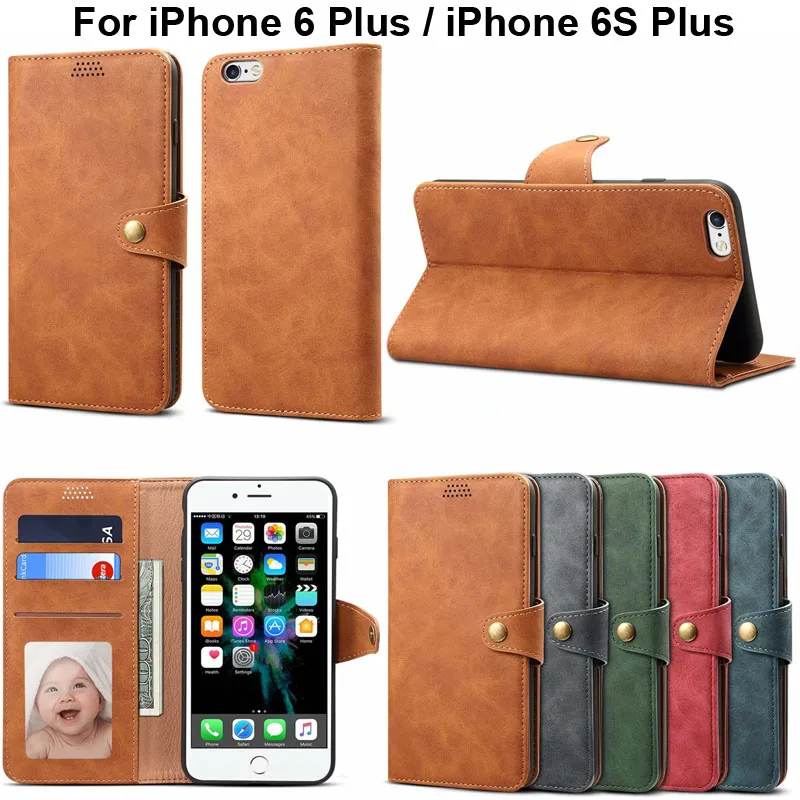 Soft TPU Wallet Case For iPhone 6S Plus 6Splus With Window Photo Frame