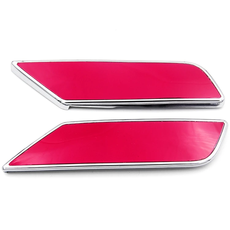 Mini Cooper F54 Side Lamp Cover Rose Red Color Chrome