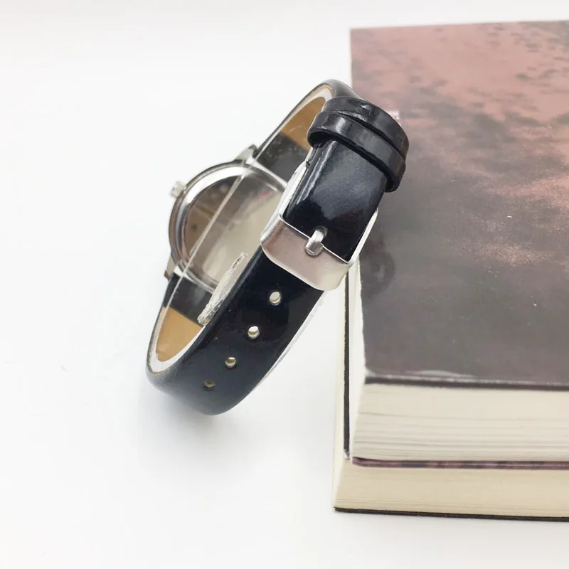 wholesale drop shipping womens wrist watches vogue leather strap colorful heart dial very cute wristwatches for kids children students clock hours best gifts (43)