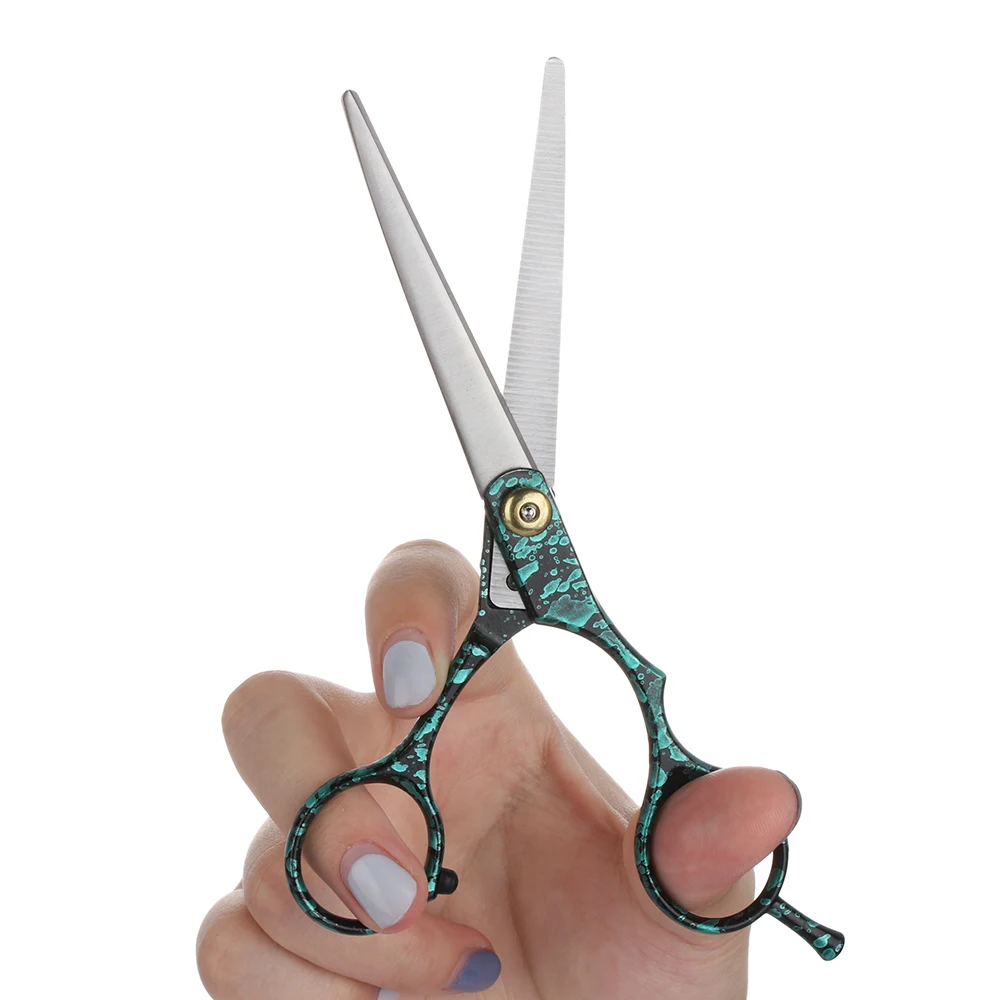 1 шт. 6 дюймов салон Профессиональный Парикмахерские ножницы для филировки парикмахерские инструменты для укладки горячая распродажа