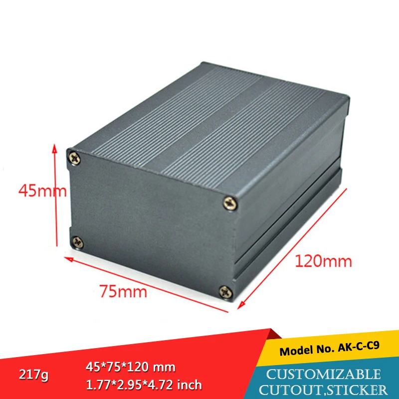 1 шт. алюминиевая распределительная коробка szomk 46*76*120 мм|case case|case electroniccase box electronic |