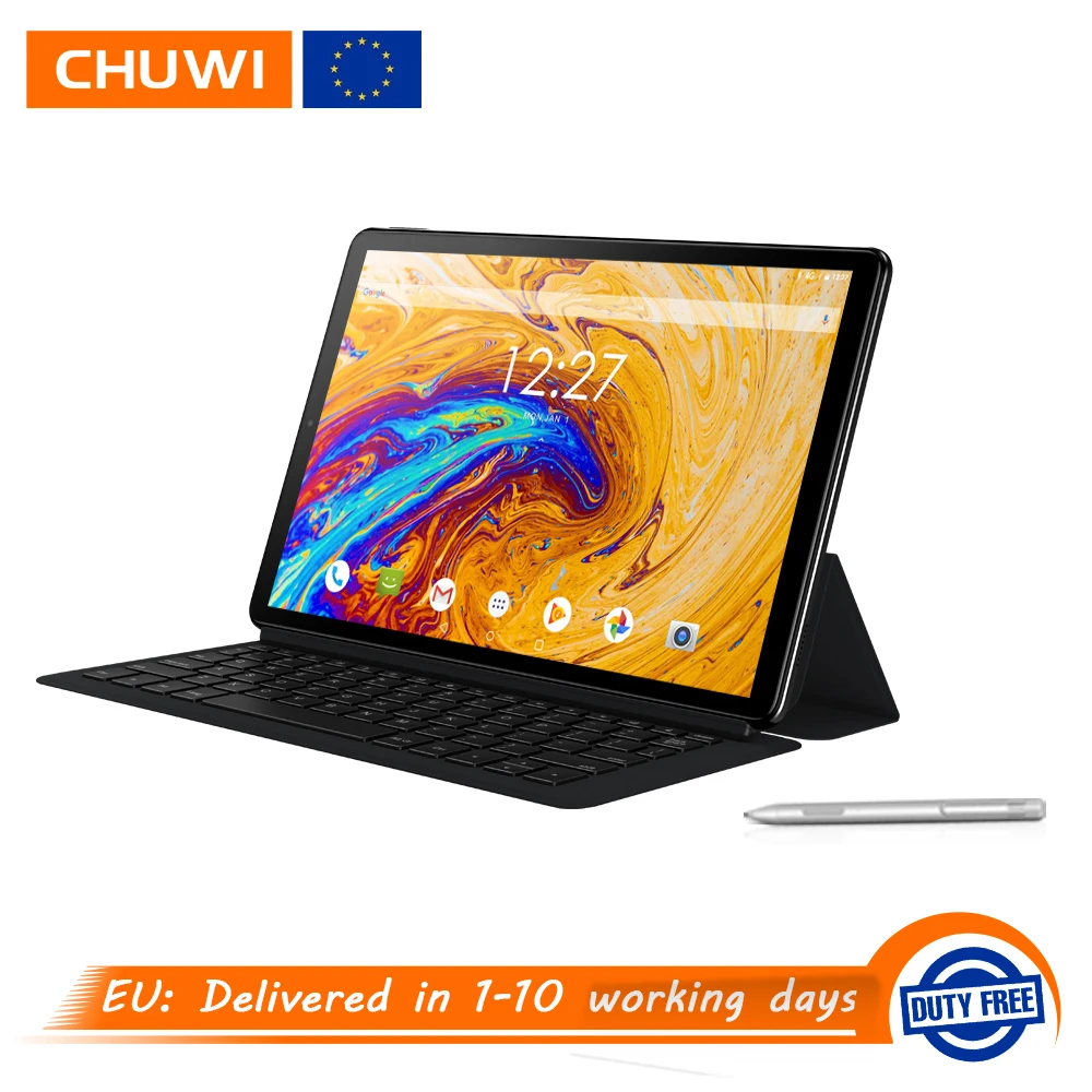 

CHUWI Hi9 Plus 10.8 inch 2560*1600 Display MTK6797 X27 Deca Core 4GB 128GB Android 8.0 Tablets Dual Wifi Dual Cameras 7000mAh