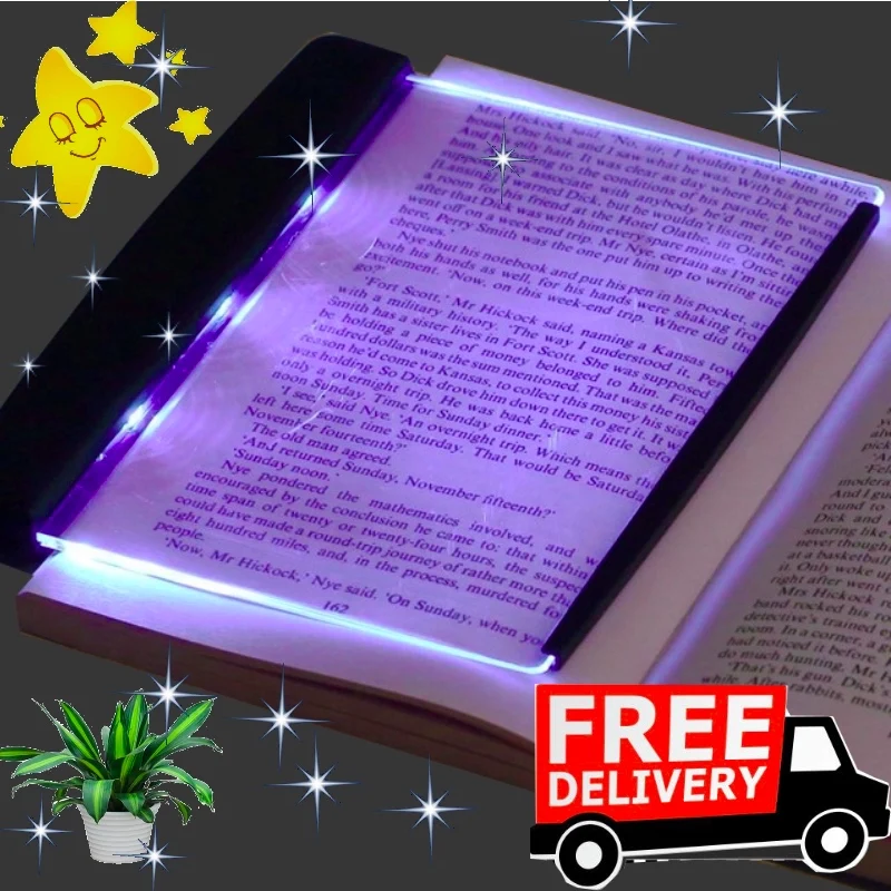 

Brightness Adjustable Flat Panel Reading Light Child Student Night Reading Light Eye Protect LED Reading Light