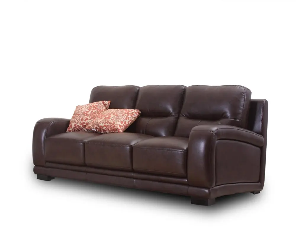 

Modern furniture / living room leather sofa / 3 seater sofa / MCNO0638