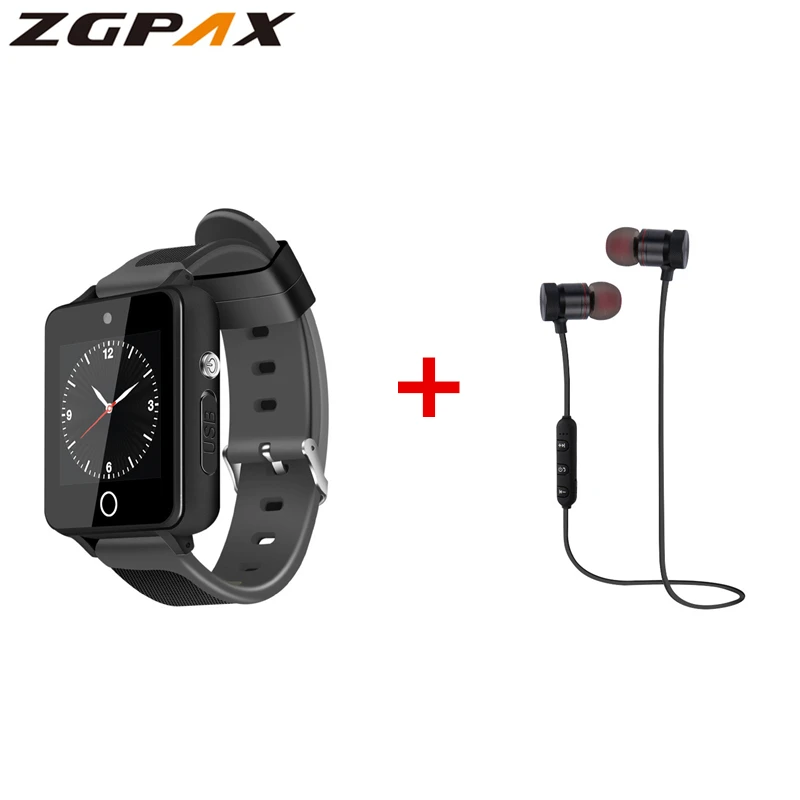 black add headset Смарт-часы 16 Гб ПЗУ с фронтальной камерой 2,0 м для apple, часы с поддержкой 3G HD, динамик голосового вызова, Wi-Fi, gps, Bluetooth, напоминающие часы - Цвет: black add headset