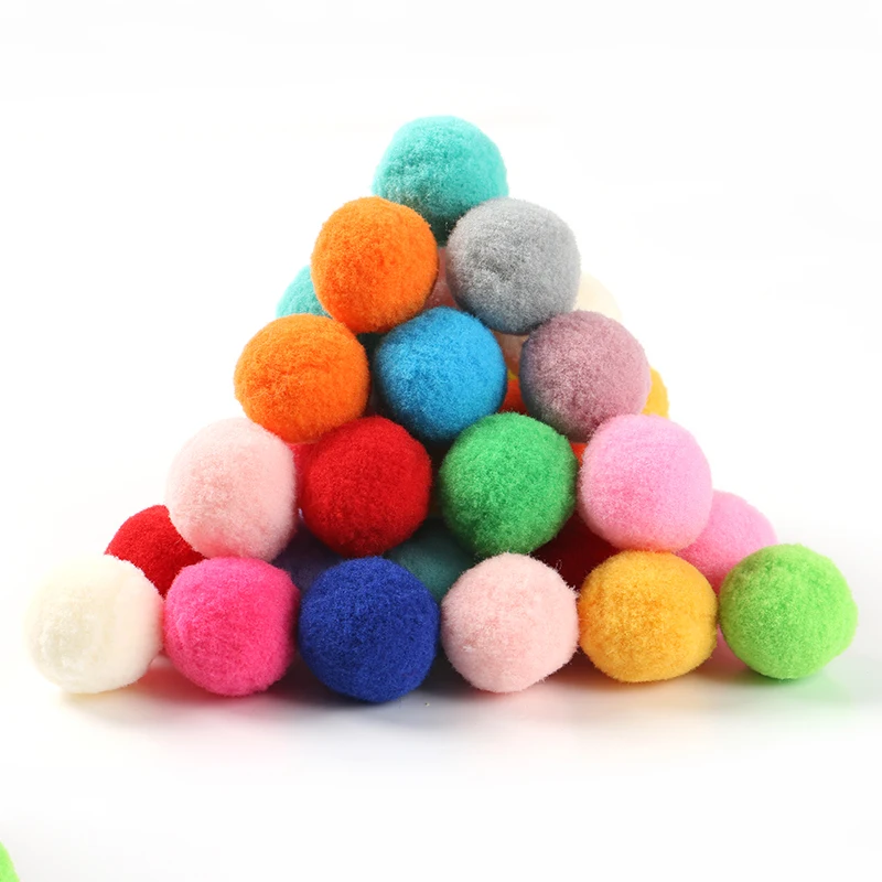 

Pompoms 40mm Mix Mulit Color Pompom 4cm Crafts DIY Soft Pompones Balls Wedding Home Decor Sewing on Cloth Accessories 12pcs 30g