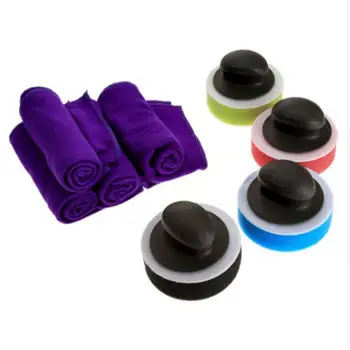 

Car Polishing Disc With Handle Waxing Tool Waxing Sponge Polishing Wheel With Towel Density Medium Disc Car Cleaning New