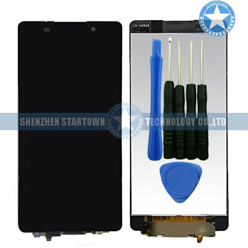 

Black Replacement Parts For Sony Xperia Z5 E6683 E6653 E6603LCD display Digitizer touch screen Assembly With Tools