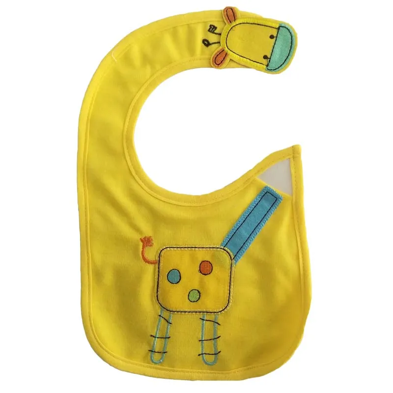 Baby Bibs Cute Cartoon Pattern Toddler Baby Waterproof Saliva Towel Cotton Fit 0-3 MOld Infant Burp Cloths Feeding Baby Stuff