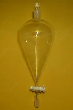 

Glass Separatory Funnel,2000ml,24/29,Pyriform,PTFE Stopcock,Lab Glassware