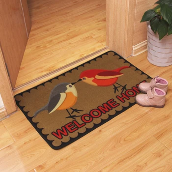 

CIGI Cartoon Floor Mat Bird Printed Rug Anti Slip Carpet Kitchen Living Room Bedroom Door Mat Entrance Washable Carpet