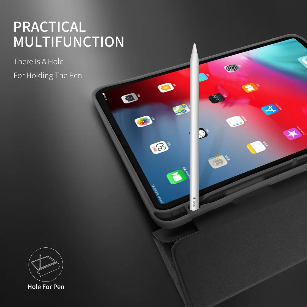 Кожаный чехол с магнитной застежкой для Apple iPad Pro 11 2018 a1940 A1934 A2013 Wi Fi A80|Чехлы