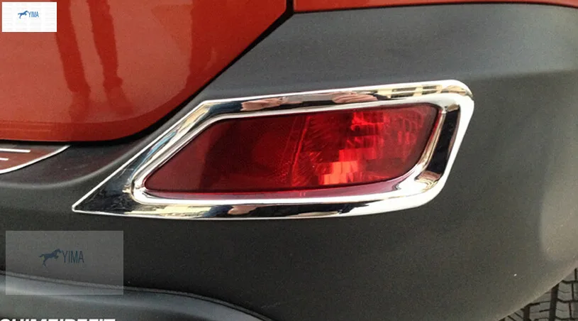

Yimaautotrims Rear Fog Lights Foglights Lamp Frame Cover Trim Fit For Toyota Rav4 Rav 4 2013 2014 2015 ABS Chromium Styling