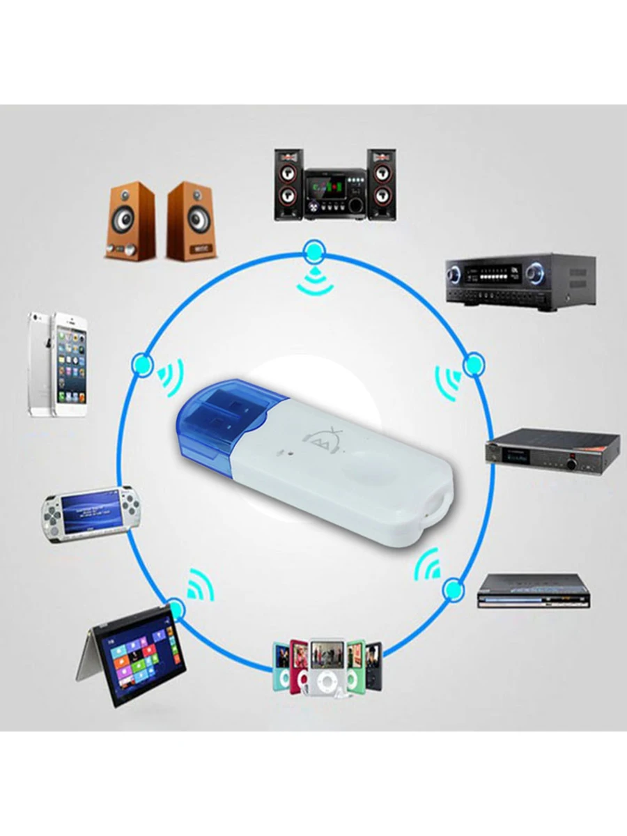 USB Bluetooth V2.1 Аудио музыкальный приемник Kebidu адаптер беспроводной ключ для колонок