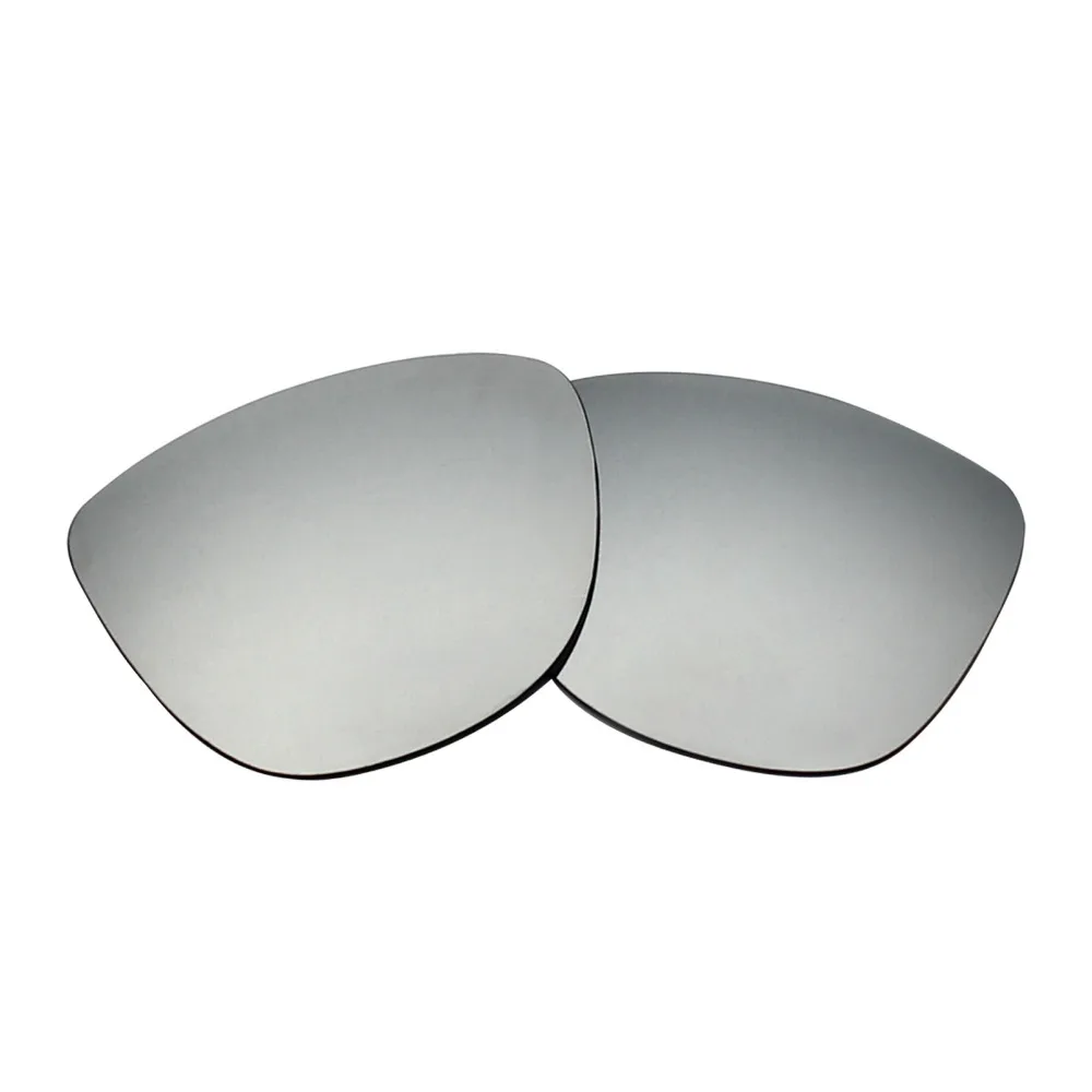 2 пары mryok против царапин ПОЛЯРИЗОВАННЫЕ замены Оптические стёкла для Oakley Frogskins Солнцезащитные очки для женщин Серебряный Титан и бронзовый коричневый