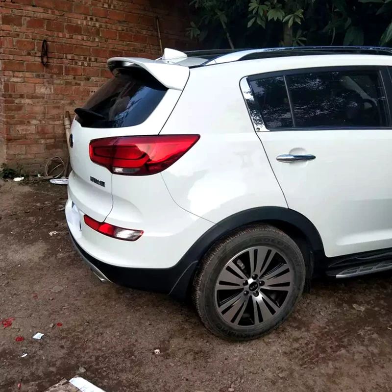 Для Kia Sportage спойлер 2011- высокое качество абс материал автомобильное заднее крыло праймер цвет задний спойлер для Kia Sportage R