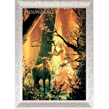 Feral music strings full square mosaic rhinestone embroidery diy diamond painting cross stitch handicraft hobby wall sticker