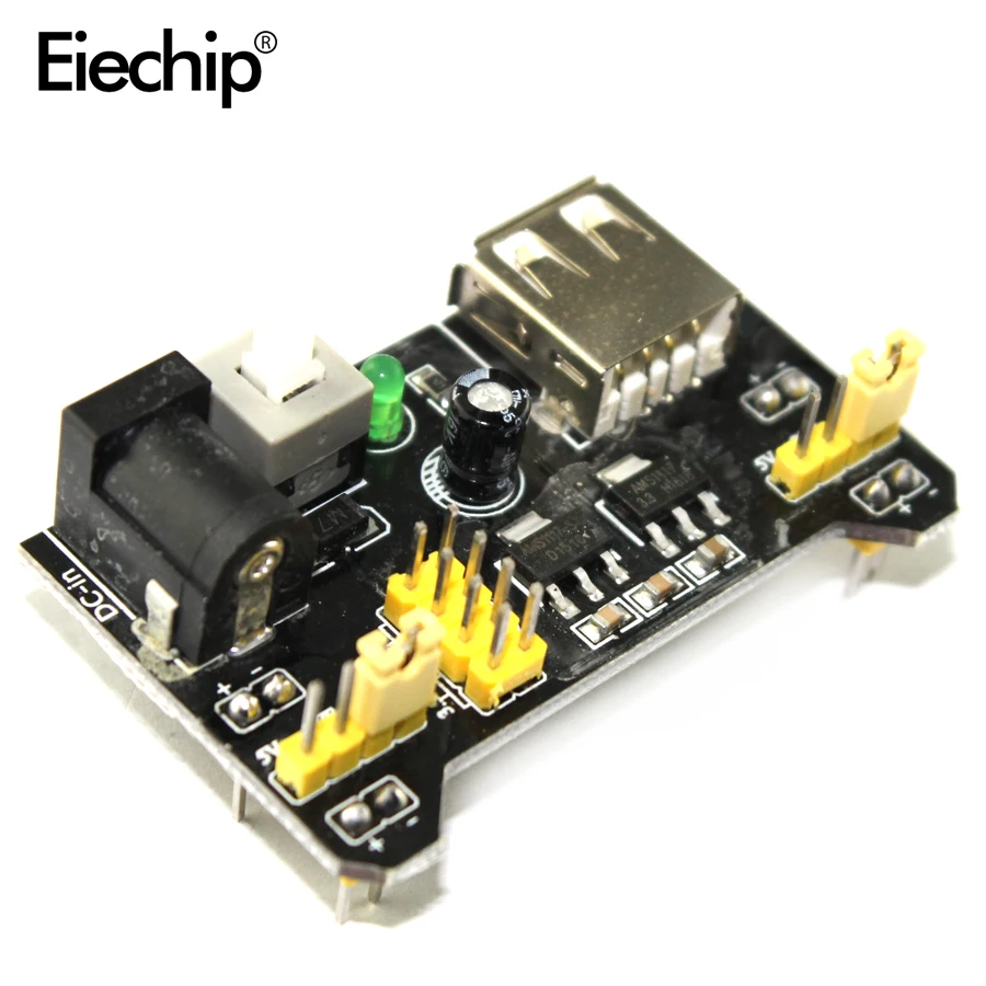 

5pcs/lot MB102 Breadboard Power Supply Module 3.3V 5V MB-102 Solderless Bread Board DIY 2015 New dedicated power module