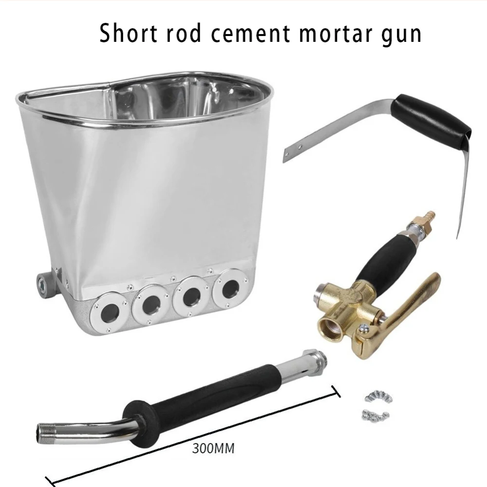 Mortar Sprayer Wall Mortar Gun Stucco Shovel Hopper Ladle Cement Spray