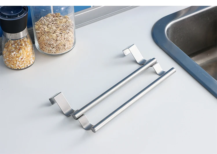 ORZ кухонный шкаф вешалка для полотенец из нержавеющей стали крючок тип держатель для полотенец висящие полки над дверью ванная комната вешалка для хранения