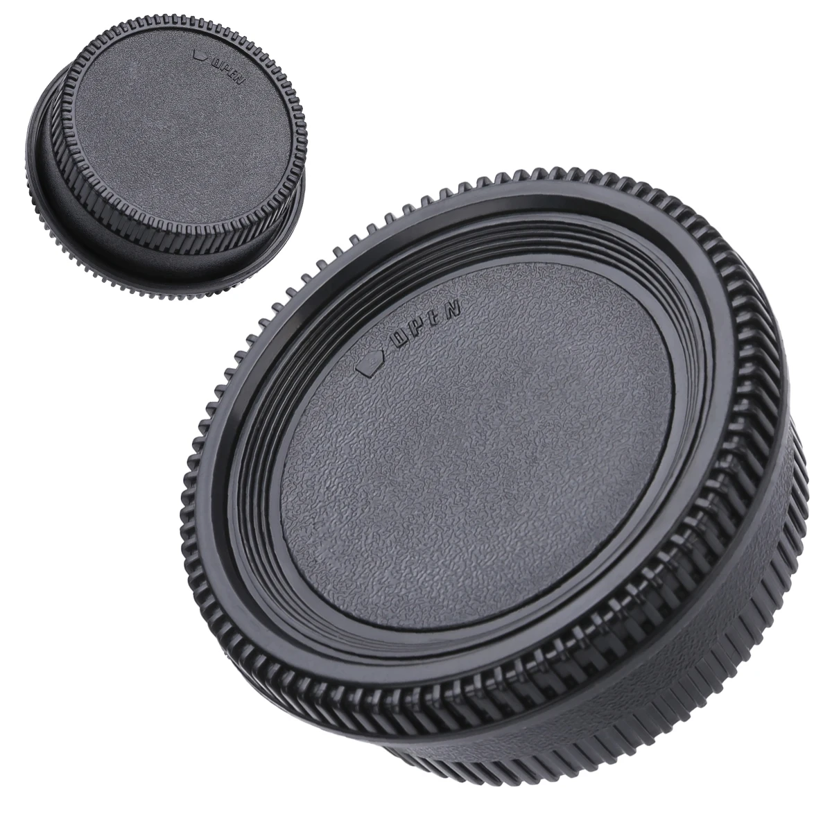 For Nikon 1pc New Black Camera Body Front Cap With Rear Lens Cover Cap