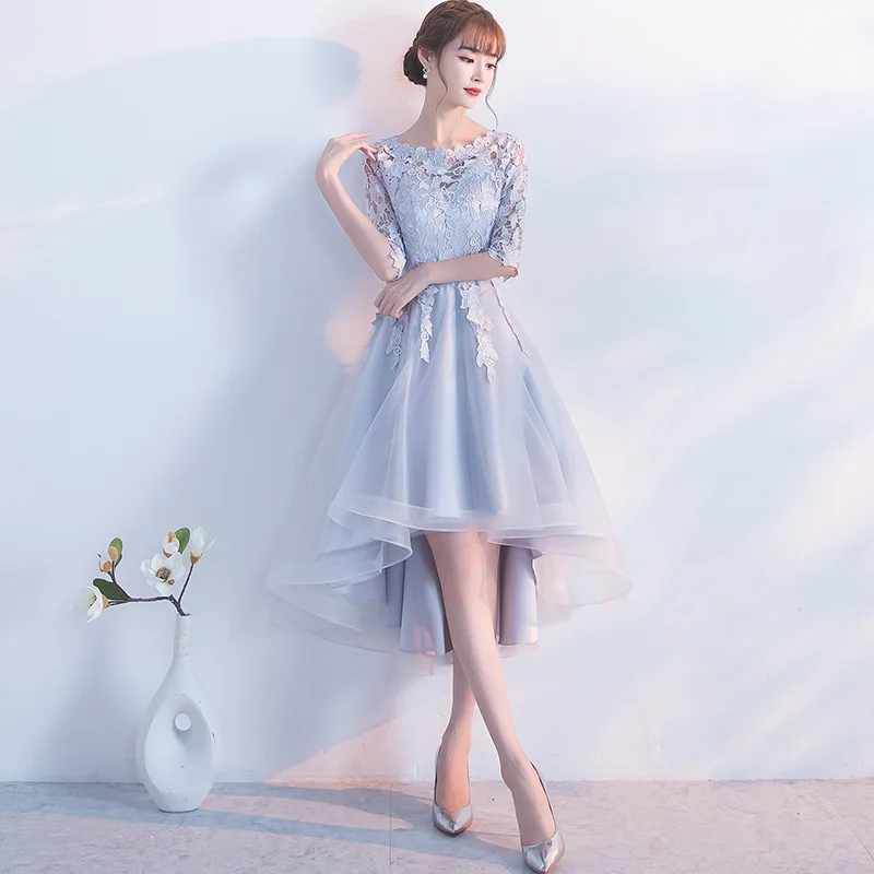 

Chinese style Evening Dress Sexy Slim lace Appliques Illusion Zipper Dress Improved Cheongsam Vestidos Size S-3XL