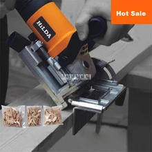 New Multi-functional Woodworking Slotting Machine Puzzle Machine Open Tenon Board Machine 220v/50hz 760W 11600rpm 0-90 degrees