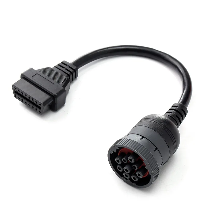 KROAK 1 шт. 16pin для J1939 9pin Deutsch тяжелый грузовик OBD2 OBDII кабель 295x40x30 мм