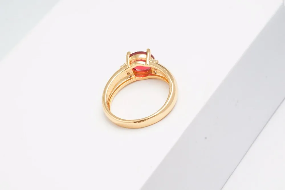Yunkingdom 6 цветов круглые кольца с кубическим цирконием и кристаллами для женщин, модные ювелирные изделия для костюма, Женское кольцо