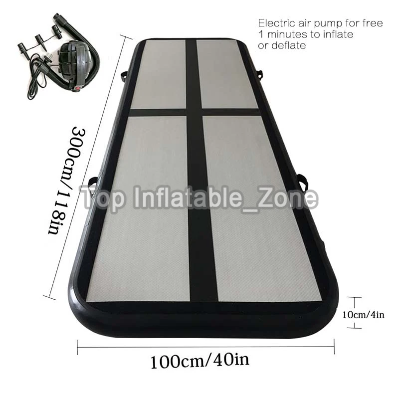 

Free shipping free pump inflatable air track for sale 3L*1W*0.1Hm inflatable tumbling mat home use gymnastics mat cheap price