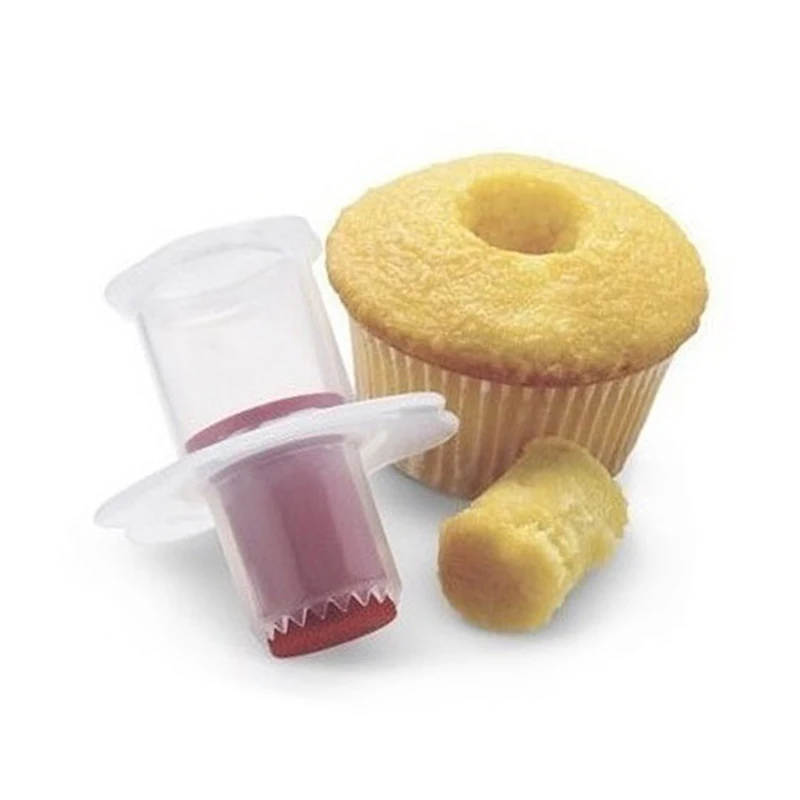 

Cupcake Corer Plunger Cutter Pastry Cake Hole Maker Decorating Divider Filler Mode HUG-Deals