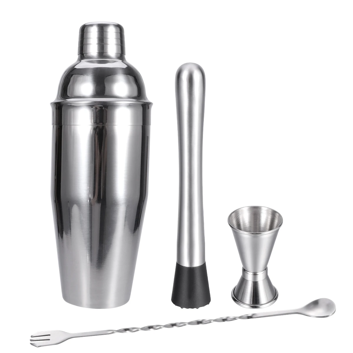 Us 18 05 40 Off 4pcs Set Stainless Steel Tail Shaker Professional Bar Tool Barware Kit For Alcoholic Drink Making Mixing Free Shipping In Us 18 05 40 Off 4pcs Set Stainless Steel Tail Shaker Professional Bar Tool Barware Kit For Alcoholic Drink Making Mixing Free Shipping In
