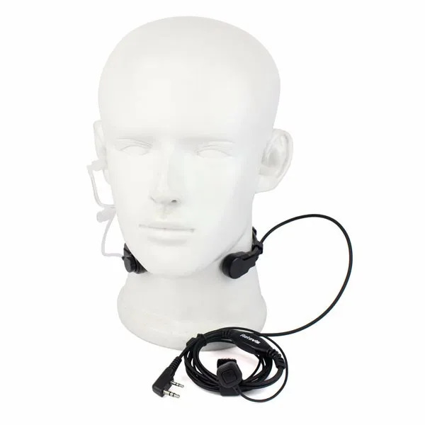 2 Pin Retractable Throat Covert Acoustic Tube Earpiece (6)