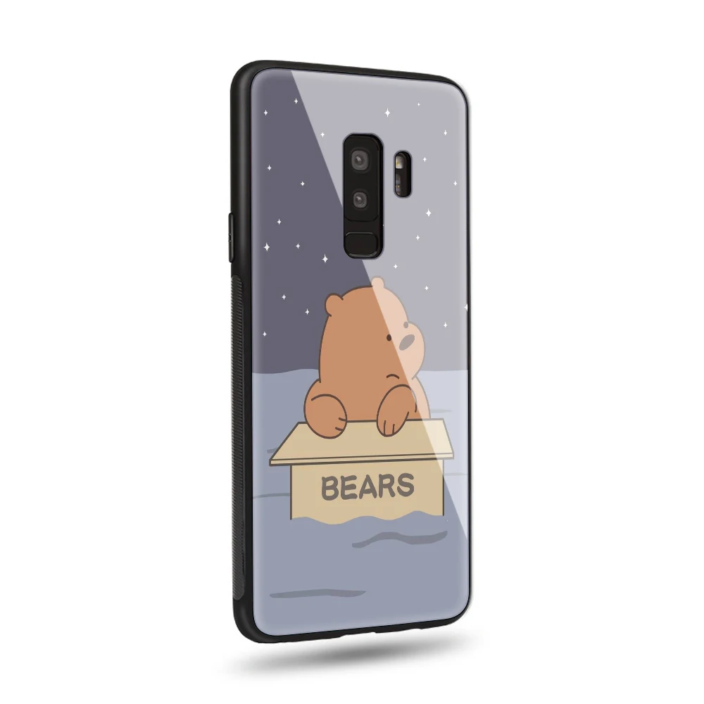 Наша вся правда о медведях закаленное Стекло чехол для телефона для Samsung galaxy S8 плюс S9 S10 плюс своими руками, на заказ чехол для телефона для galaxy note 8 9 крышка - Цвет: 20433