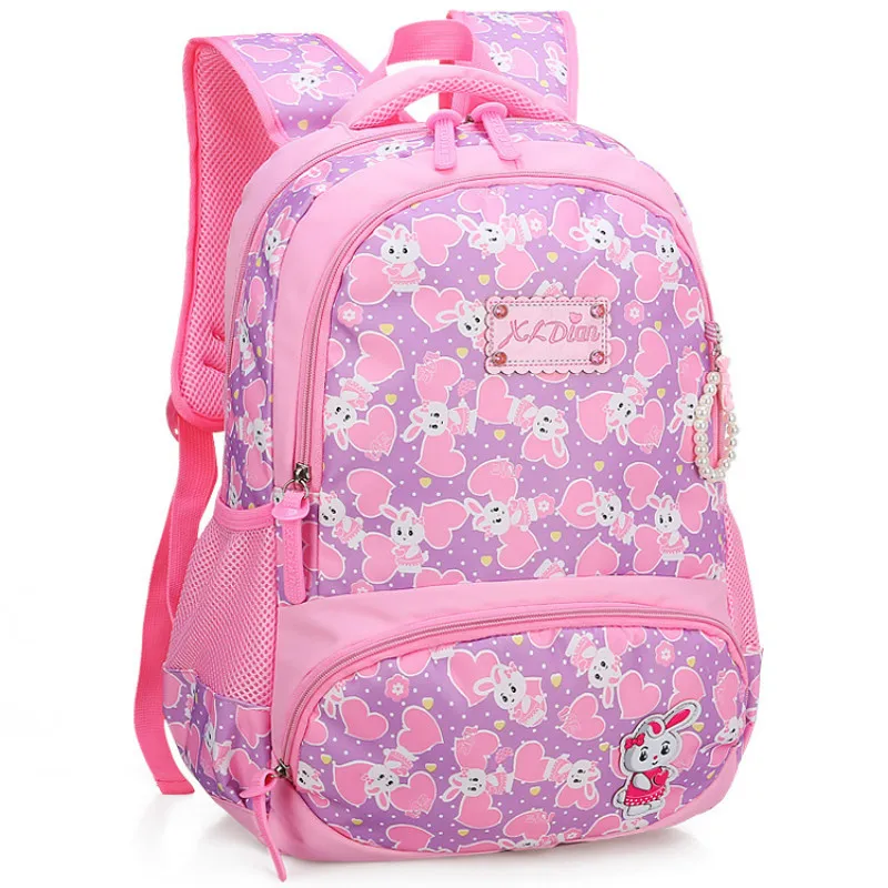 

Waterproof Children School Bags for Girls Backpack Kids Book Bag Child princess Backpacks Teenage Girls kids Satchel schoolbags