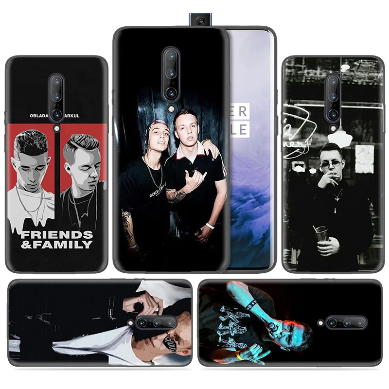

Silicone Case for Oneplus 1+ 7 Pro 7Pro 6T 6 5G Black Dark Coque Shell Cell Phone Cover Mobile Bags Markul Rapper