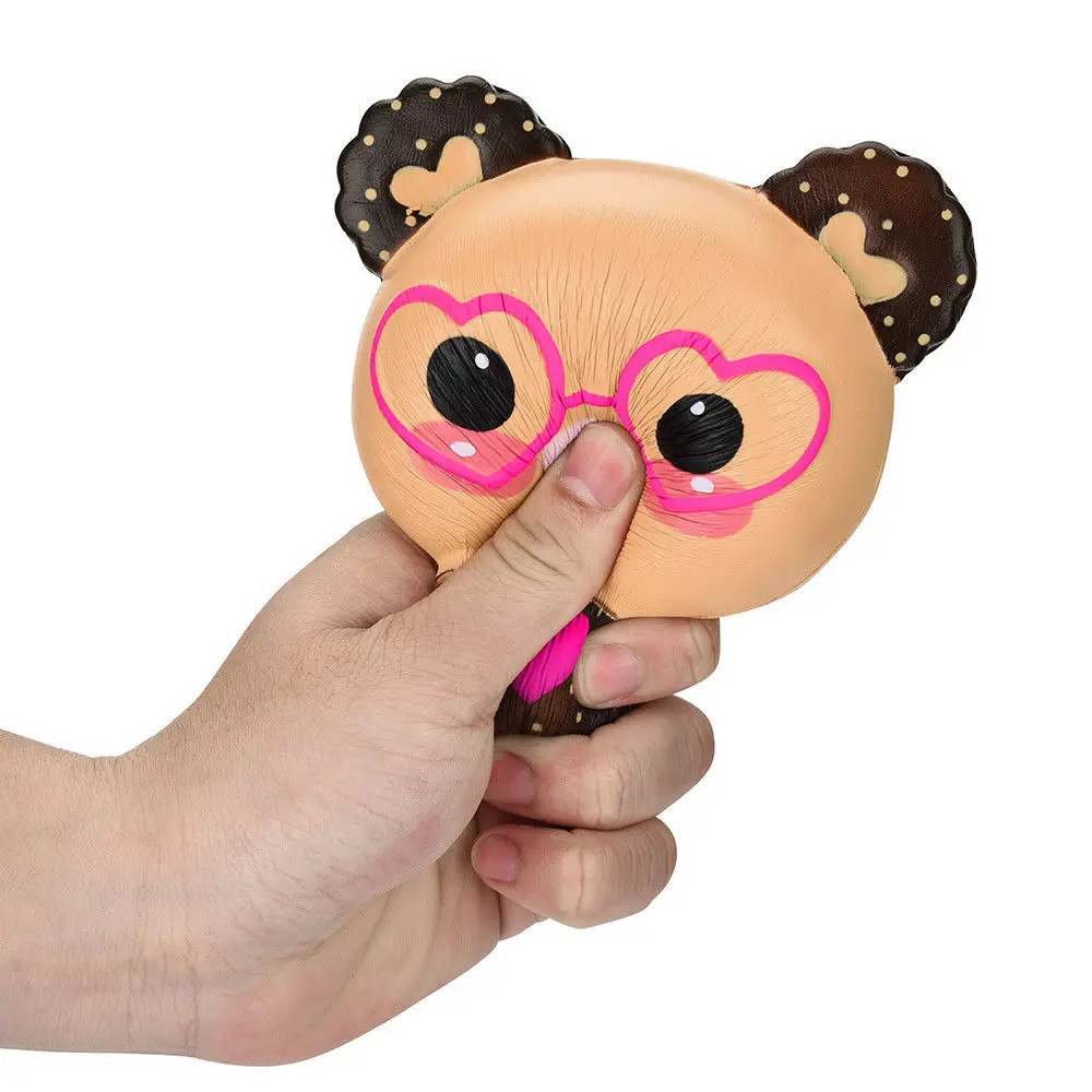 Jumbo Kawaii Медведь Животные Мягкий медленно поднимающийся симулятор сжимаемые игрушки новинка мягкий стресс облегчение Забавный для детей Рождественский подарок игрушка
