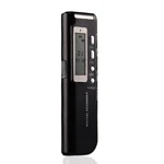 USB Voice Recorder Professional 8GB Black Multi Language